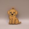brelok z psem golden retriever