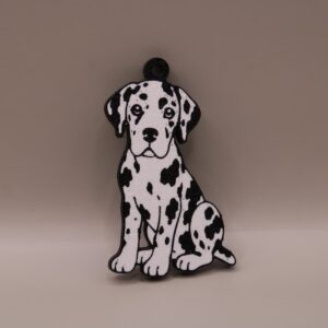 breloczek z psem dog niemiecki harlekin
