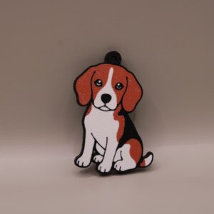 brelok z psem beagle