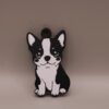brelok z psem boston terrier