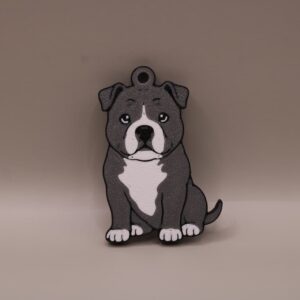 brelok z psem bully xl
