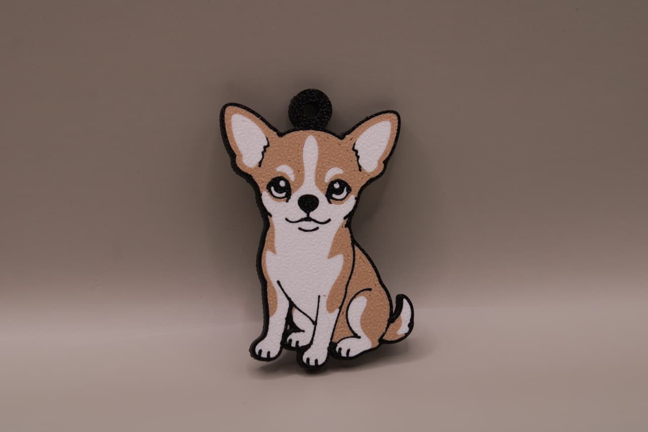 brelok z psem chihuahua