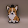 brelok z psem corgi