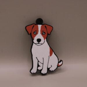 brelok z psem jack russel terrier
