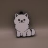 brelok z psem samoyed